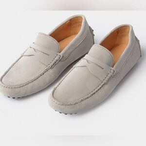 Jack Erwin Derby Gray Suede Men's Loafers